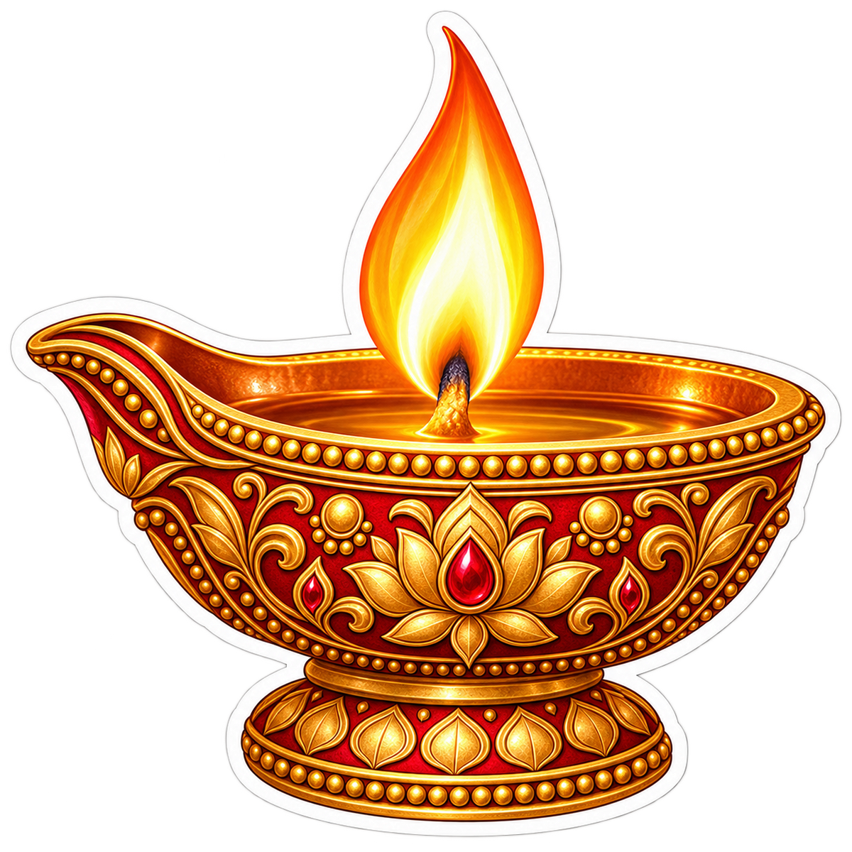 Diya | Om, Gods, Mantras & Spritual Symbols | StickerBD