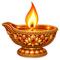 Diya | Om, Gods, Mantras & Spritual Symbols | StickerBD
