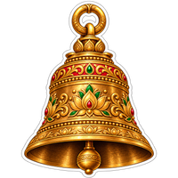 Ghanta | Om, Gods, Mantras & Spritual Symbols | StickerBD