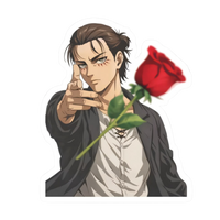 Eren Yeager Attack on Titan Anime Sticker