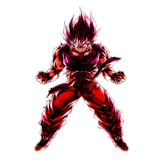 Son Goku Angry Dragon Ball Z Anime stickers