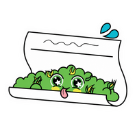 Happy Roll Hemp Sticker