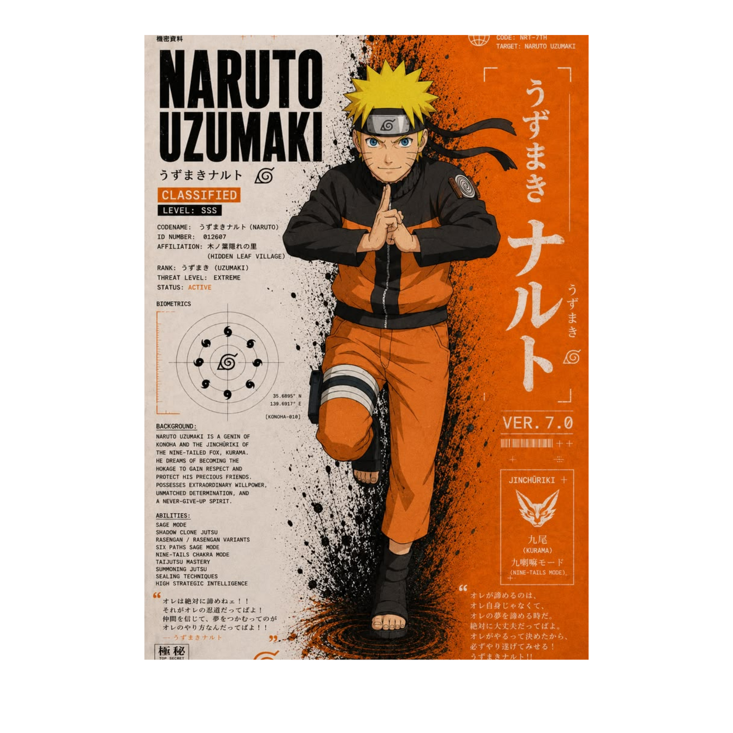 Naruto Uzumaki Collector's Edition Framed Poster | Naruto | StickerBD