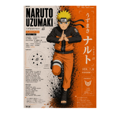 Naruto Uzumaki Collector's Edition Framed Poster | Naruto | StickerBD