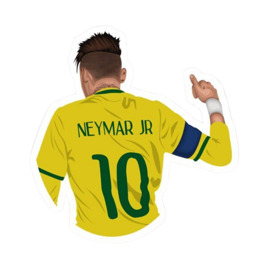 Neymar Jr 15 | Football Player Premium Sticker