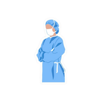 Doctor stickers Female Doctor OT dress