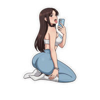 Anime Waifu Premium Anime Sticker 25 | StickerBD - StickerBD