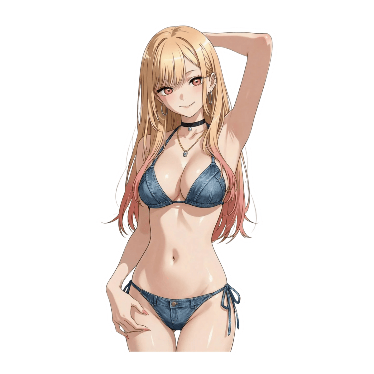 Anime Waifu Premium Anime Sticker 35 | Sticker BD - StickerBD