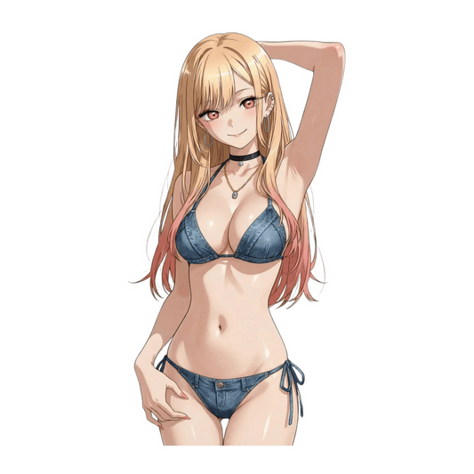 Anime Waifu Premium Anime Sticker 35 | Sticker BD - StickerBD