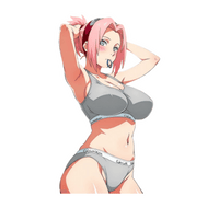 Anime Waifu Premium Anime Sticker 47 | Sticker BD - StickerBD