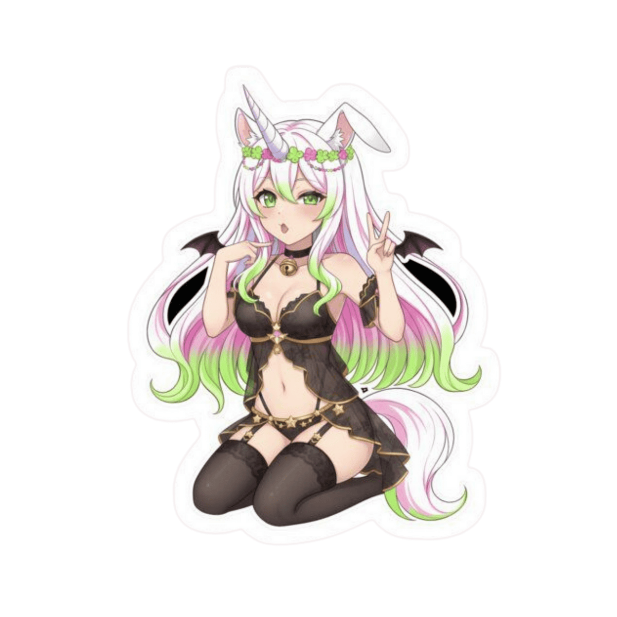 Anime Waifu Premium Anime Sticker 54 | Sticker BD - StickerBD