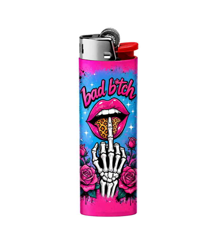 Bad B*tch Rose Lighter | StickerBD - StickerBD
