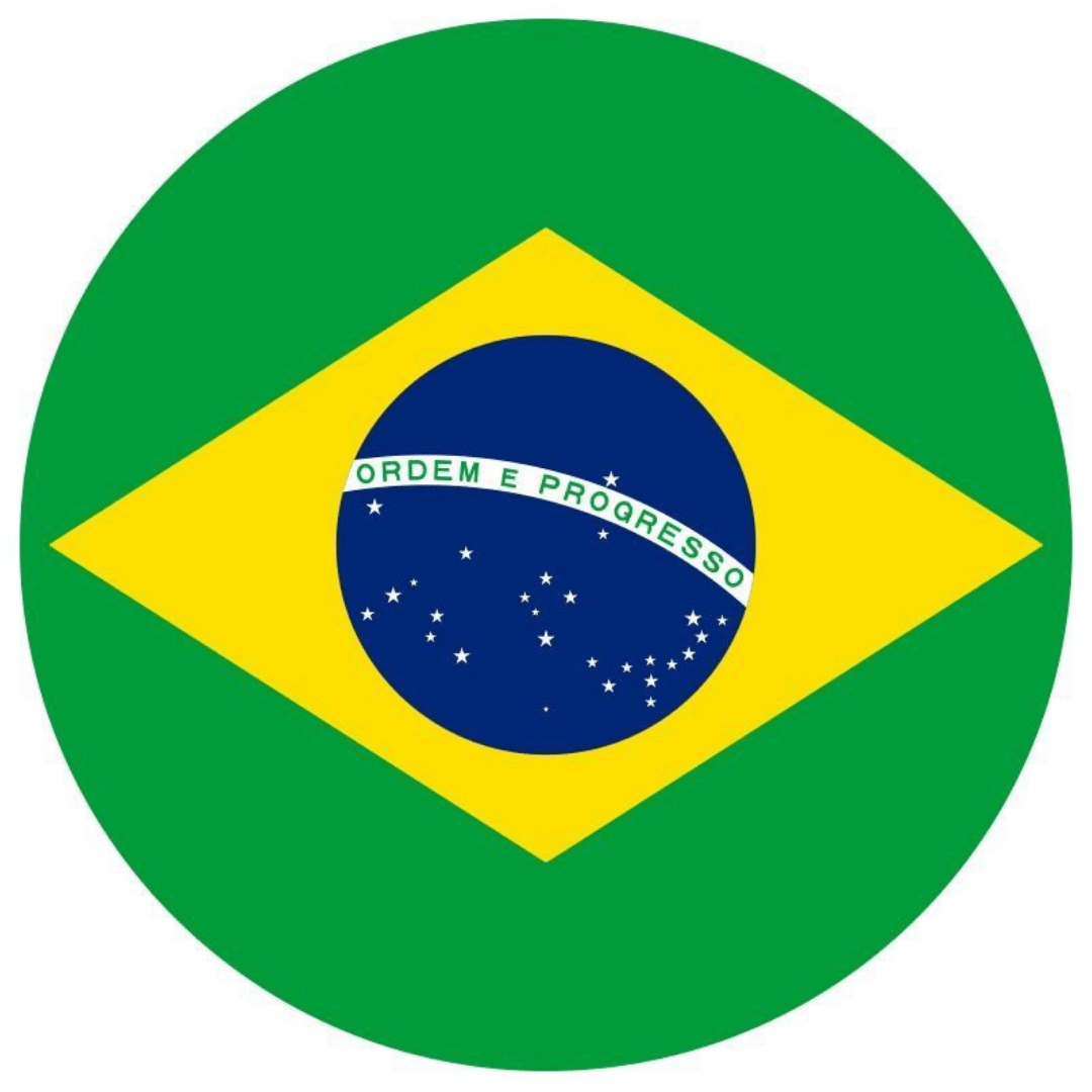 Brazil Fan Tinplate Badge - StickerBD