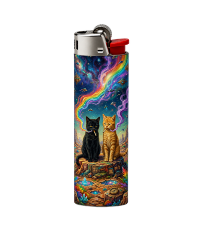 Cat pot Lighter | StickerBD - StickerBD
