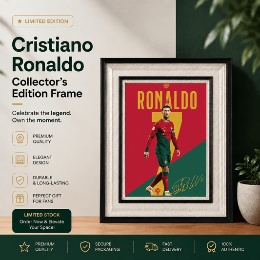 Cristiano Ronaldo Collector's Edition Frame | No. 01 - StickerBD