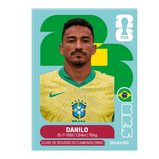 Danilo | Brazil Player Card - StickerBD