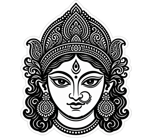 Durga Ma 6 | Om, Gods, Mantras & Spritual Symbols | StickerBD - StickerBD