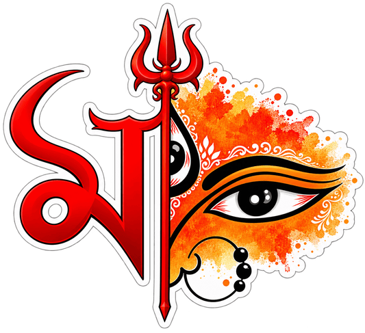 Durga Ma 8 | Om, Gods, Mantras & Spritual Symbols | StickerBD - StickerBD