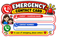 Emergency Contact Number - StickerBD