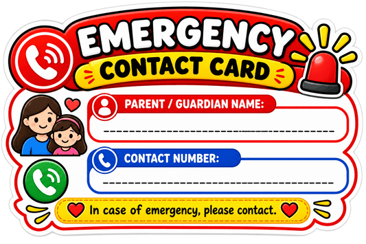 Emergency Contact Number - StickerBD