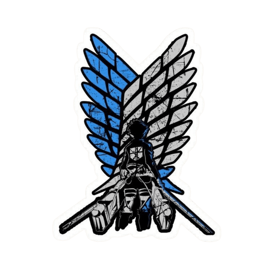Eren Yeager 9 Attack on Titan Anime Sticker - StickerBD