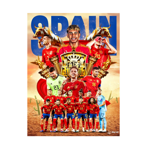 FC Spain 24 | Spain Football Sticker | Football Team - StickerBD