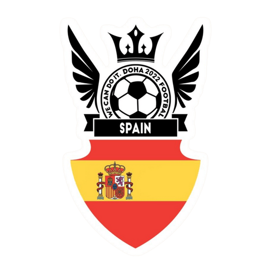 FC Spain 28 | Spain Football Sticker | Football Team - StickerBD