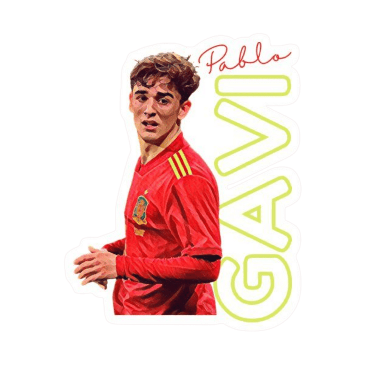 FC Spain 4 | Spain Football Sticker | Football Team - StickerBD