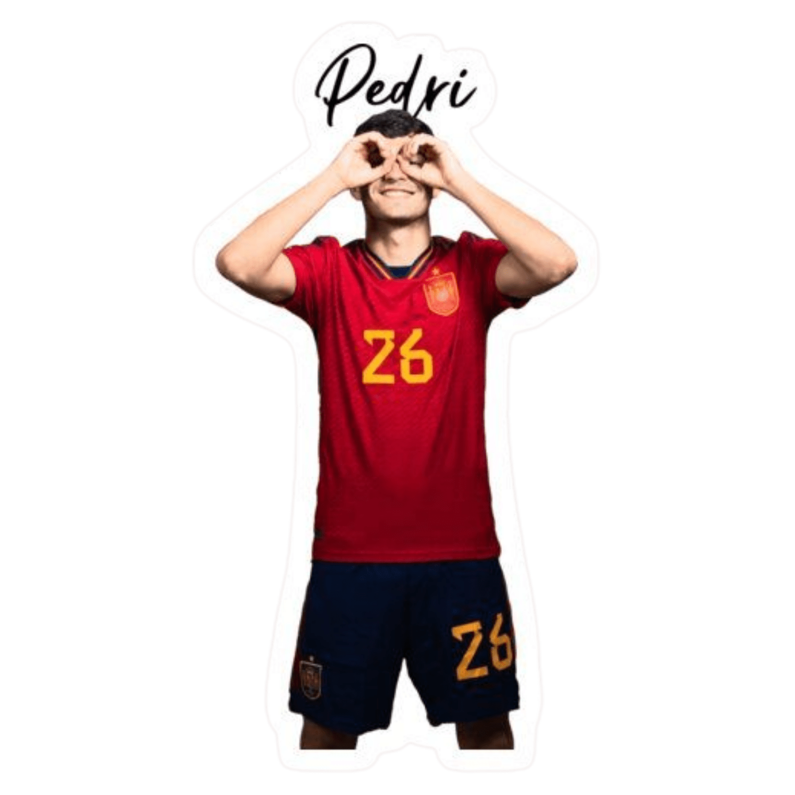 FC Spain 6 | Spain Football Sticker | Football Team - StickerBD