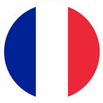 France Fan Tinplate Badge - StickerBD