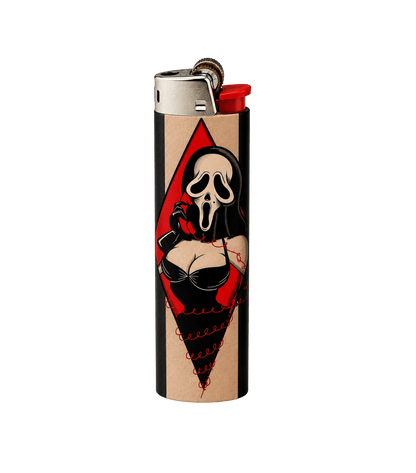 Halloween Babe Lighter – Bold Aesthetic Pocket Lighter | StickerBD - StickerBD