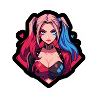 Harley Quinn 14 | DC Premium Die-Cut Stickers | StickerBD - StickerBD