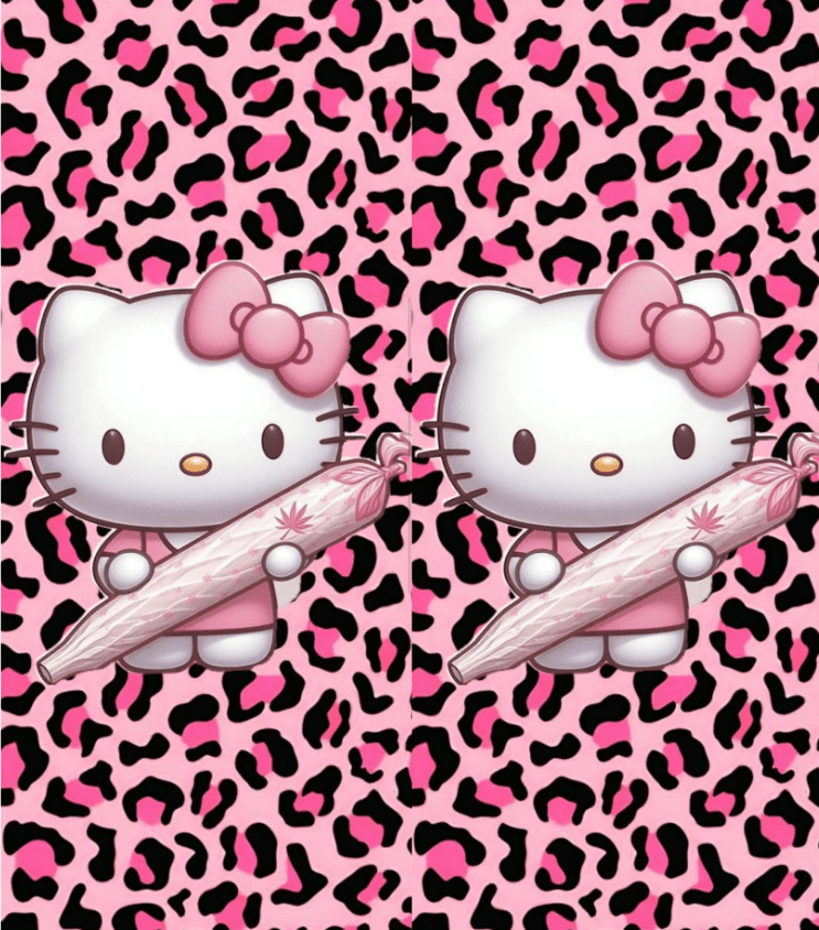 Hello Kitty pot Lighter | StickerBD - StickerBD