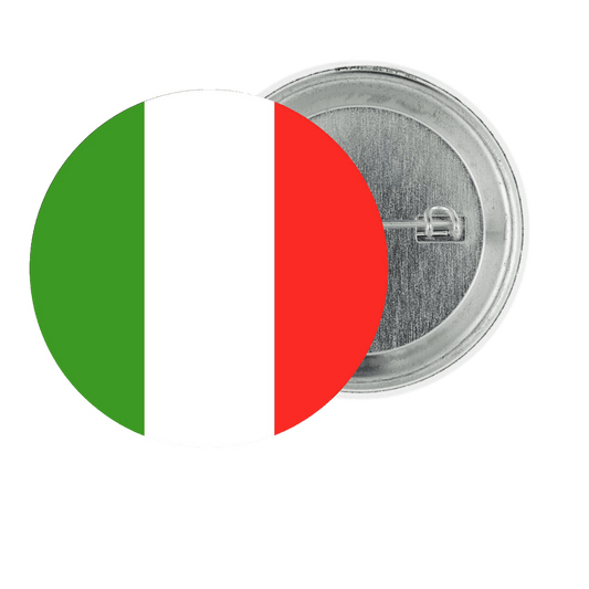 Italy Fan Tinplate Badge - StickerBD