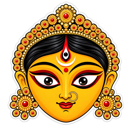 Ma Durga 12 | Om, Gods, Mantras & Spritual Symbols | StickerBD - StickerBD