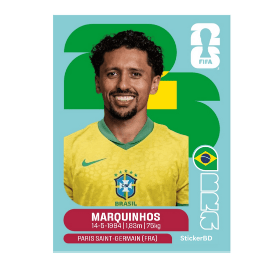 Marquinhos | Player Card - StickerBD