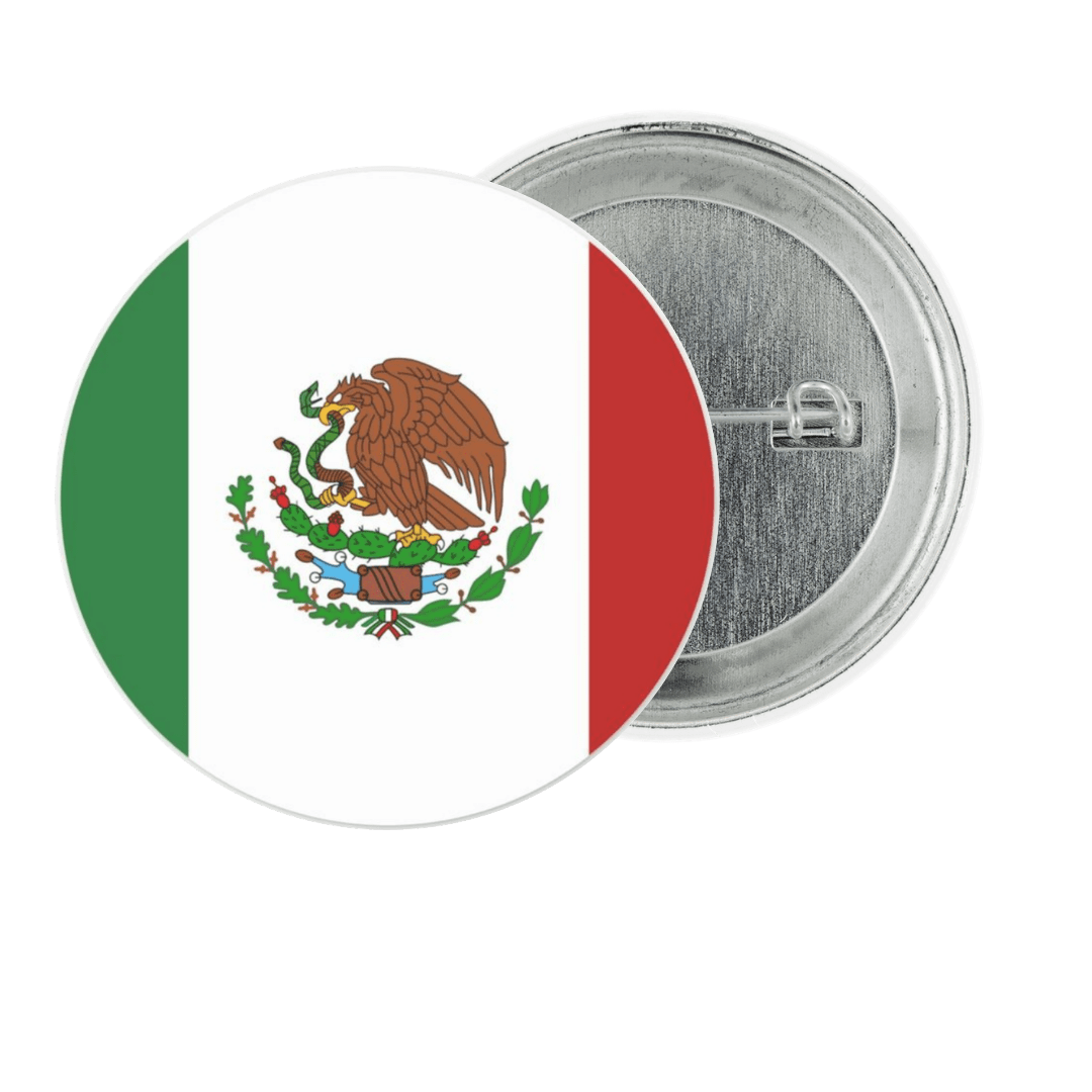 Mexico Fan Tinplate Badge - StickerBD
