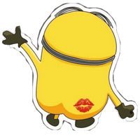 Minions | Cute Cartoon Sticker 19 | StickerBD - StickerBD