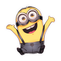 Minions | Cute Cartoon Sticker 42 | StickerBD - StickerBD