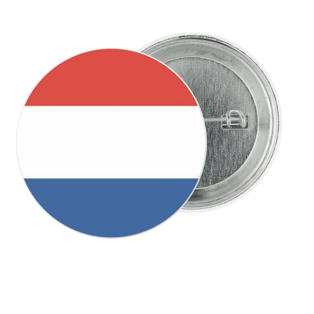 Netherland Fan Tinplate Badge - StickerBD