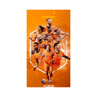 Netherlands 11 | Netherlands Football Sticker | FIFA - StickerBD