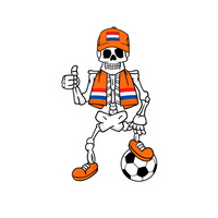 Netherlands 7 | Netherlands Football Sticker | FIFA - StickerBD