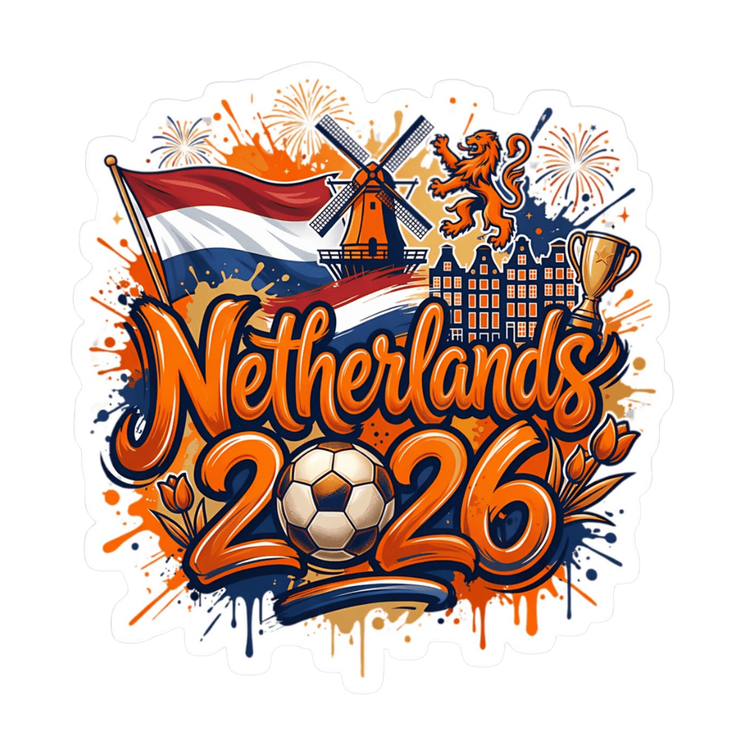 Netherlands 9 | Netherlands Football Sticker | FIFA - StickerBD