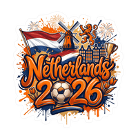Netherlands 9 | Netherlands Football Sticker | FIFA - StickerBD