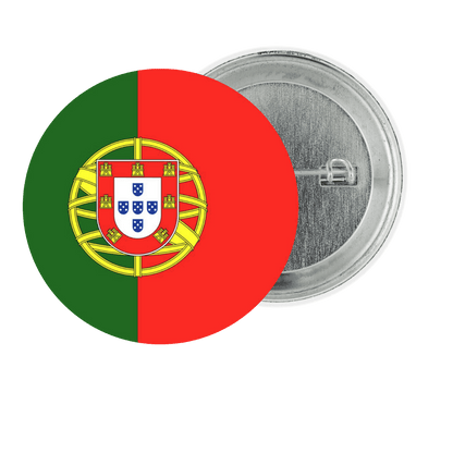 Portugal Fan Tinplate Badge - StickerBD