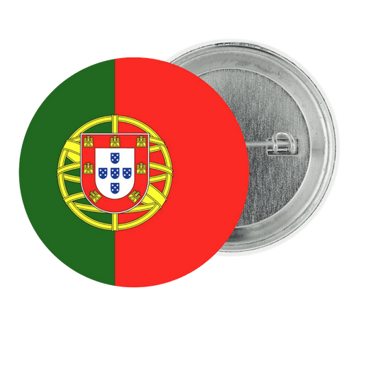 Portugal Fan Tinplate Badge - StickerBD