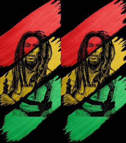 Rasta Vibes 🌿 BOB Lighter | StickerBD - StickerBD