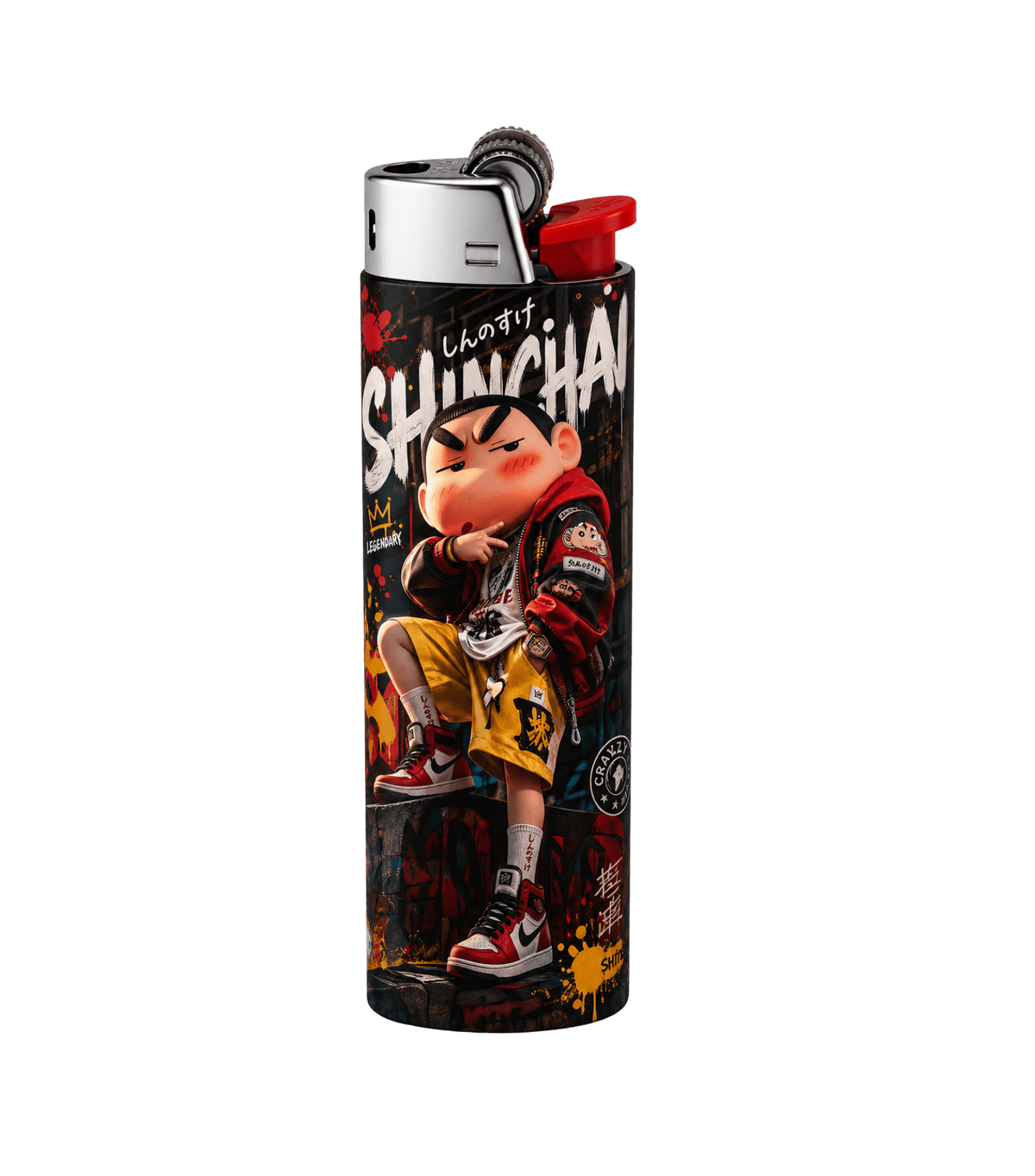 Shinchan Lighter – Bold Aesthetic Pocket Lighter | StickerBD - StickerBD