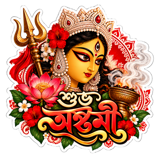 Shuvo Oshtomi | Om, Gods, Mantras & Spritual Symbols | StickerBD - StickerBD