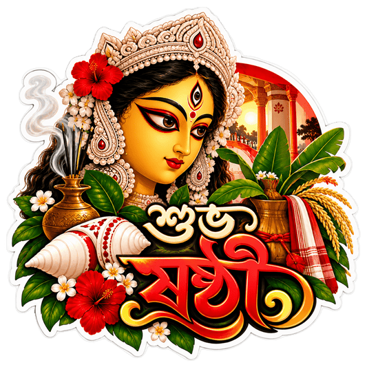Shuvo Shosthi | Om, Gods, Mantras & Spritual Symbols | StickerBD - StickerBD